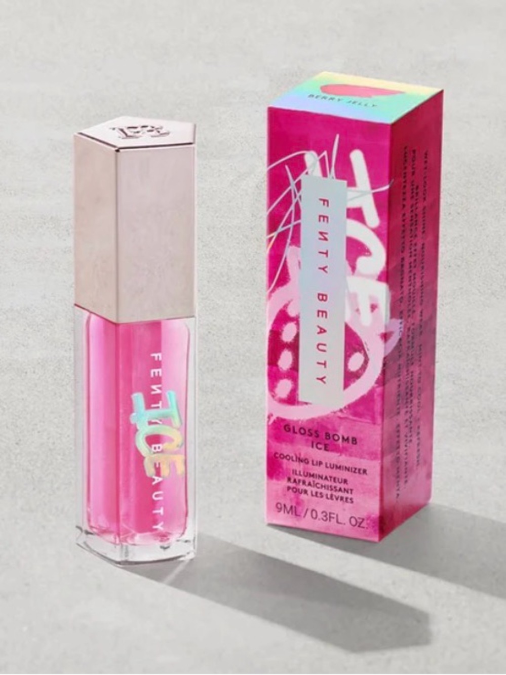 GLOSS BOMB ICE COOLING LIP
LUMINIZER Berry Jelly NIP
